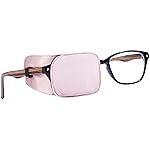 Astropic Silk Eye Patch for Adults Kids Glasses to Cover Either Eye (Medium, Dusty Rose Pink)