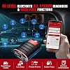 جهاز تشخيص KINGBOLEN EDIAG OBD2 أنظمة كاملة محول بلوتوث OBD2 لأجهزة iPhone وAndroid قارئ أكواد OBD2 مع ترميز وحدة التحكم الإلكترونية ثنائي الاتجاه VIN تلقائي لاسلكي 15 وظيفة إعادة تعيين مع EPB/TPMS/SRS/SAS