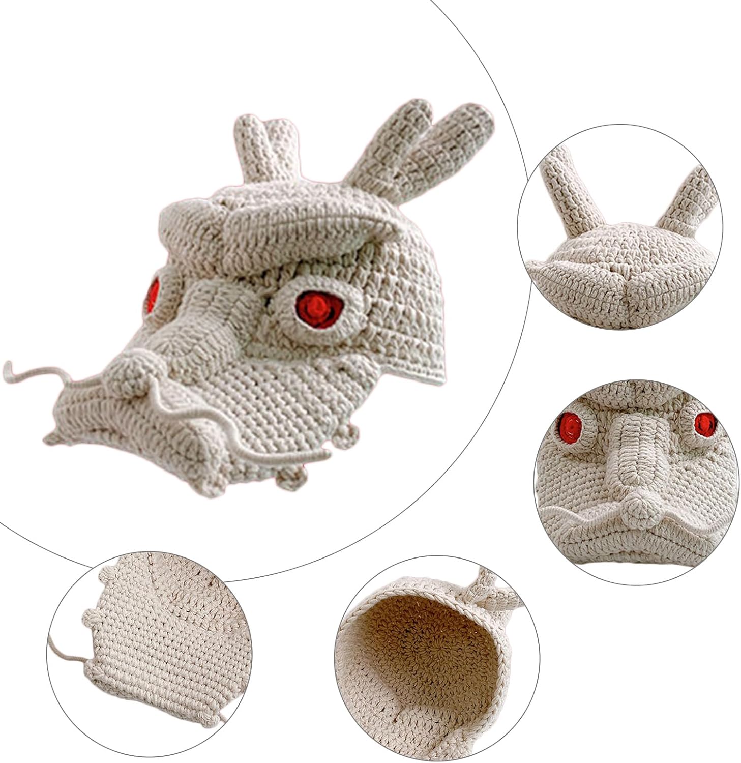 Beanie, Cartoon Chinese Loong Knit Dragon Hat Novelty Party Hat Photo Props Hot Girl Hats Chinese Loong Hats