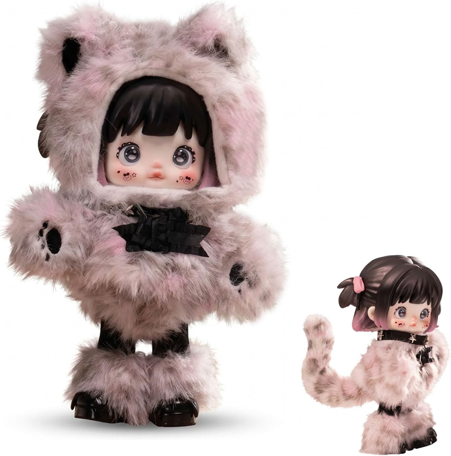 Nommi Blind Box BJD Doll, Nommi Forest Kingdom Series with Joint Movable, Removable Clothes & Accessories, Collectible Nommis Gift for Adults & Fans, Single Box (1 of 7 Possible Styles)