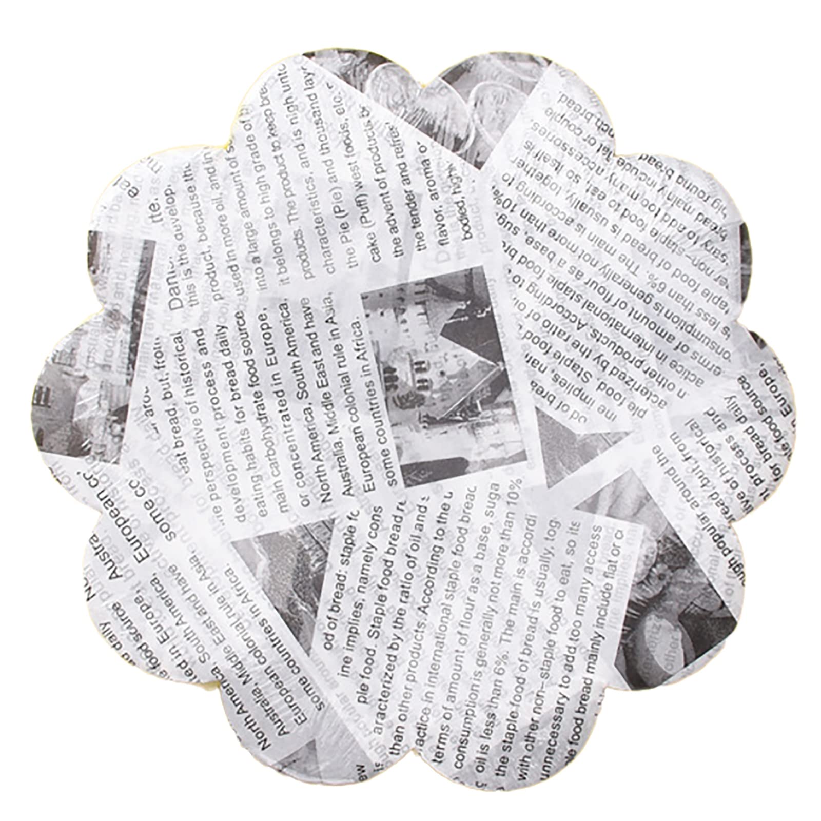 Papier de cuisson et papier ciré de 20 cm pour emballage alimentaire et gâteaux