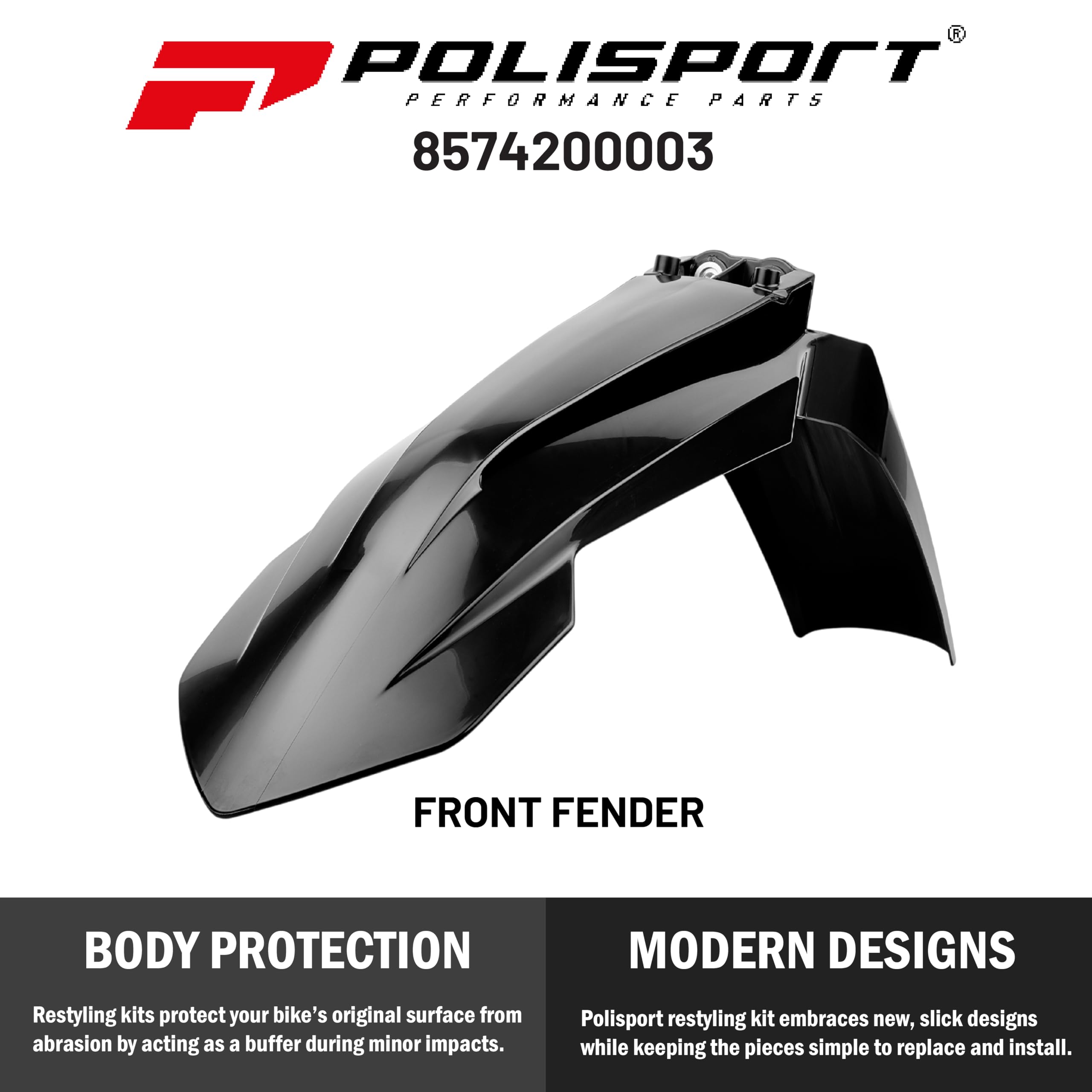 Amazon.com: Polisport Motocross (MX) Front Fender for KTM SX/SX-F