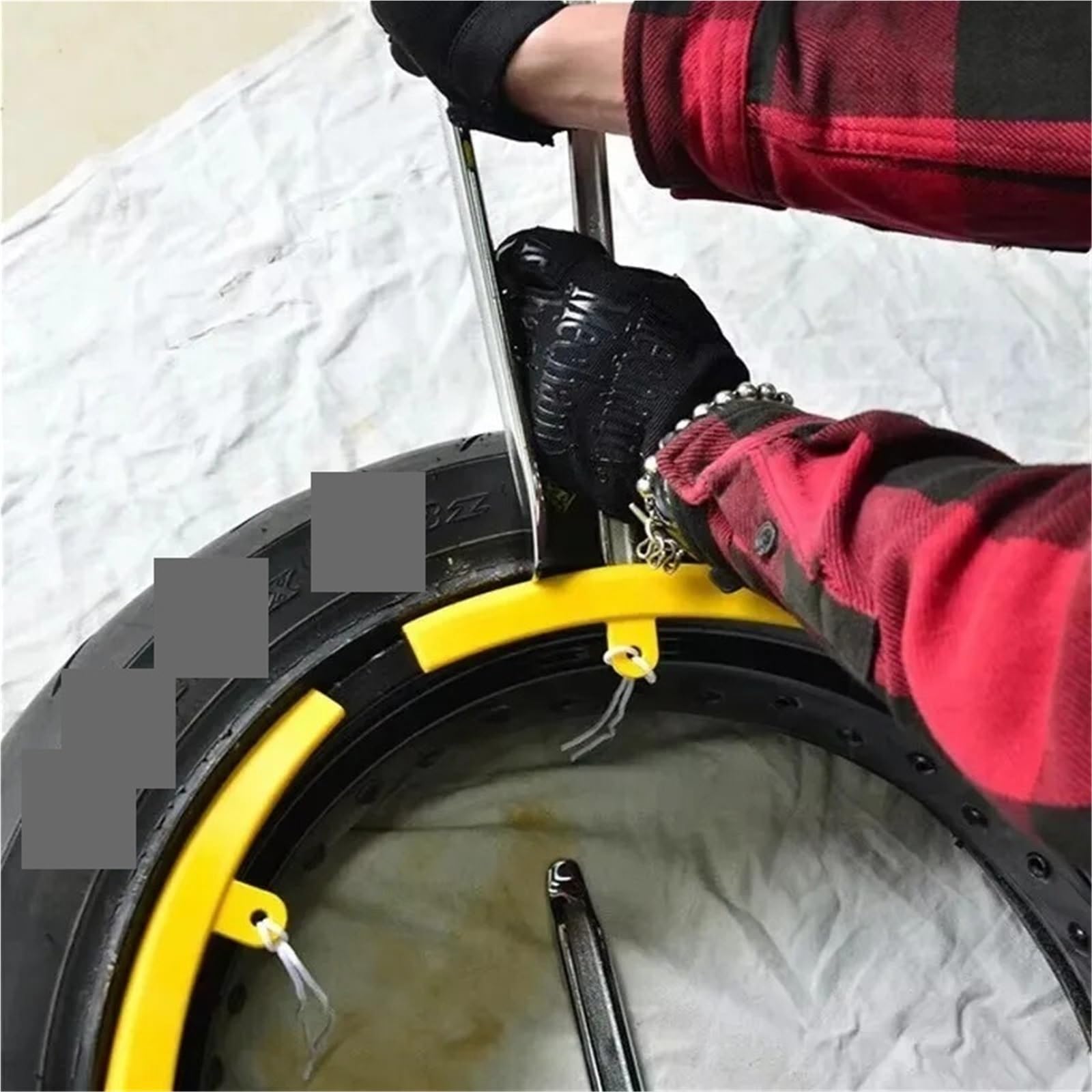 Palanca Herramienta De Extracción Neumáticos, for Motocicleta, Abridor Aro for, Accesorios Varilla Repuesto 25cm for Bicicleta Y Coche para Reparar Bicicletas