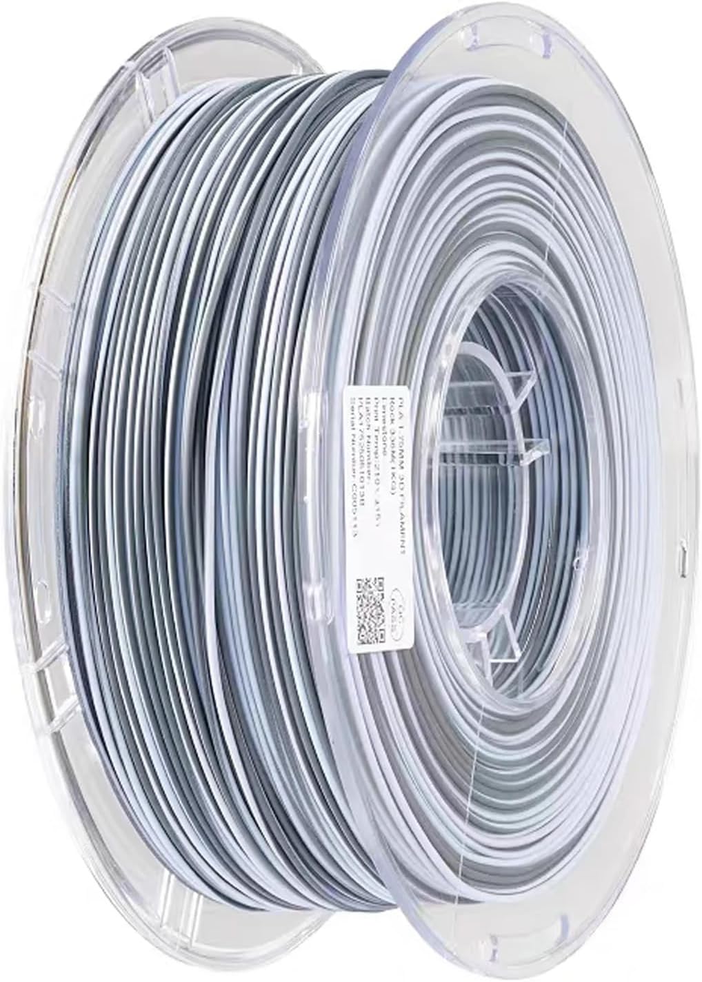 Rock PLA 3D Printer Filament 1.75mm 1KG (2.2LBS) – Matte Grey-Blue Limestone, Fits Most FDM Printers