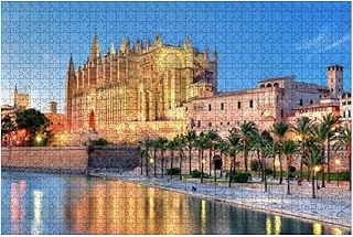 Comprar 1000 Piezas Rompecabezas De Madera Catedral De Palma De Mallorca España Puzzle De Madera Jigsaw Personalizados Juego De Rompecabezas Puzzles para Niños