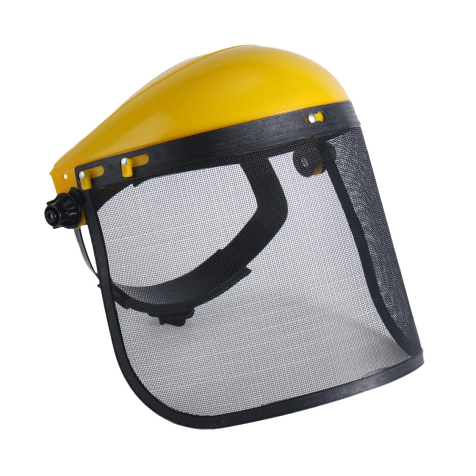 Máscara Ligera con Visera de Malla Metálica Necesaria Cómoda de Usar Ajustable para Proteger La Cara, Los Ojos Y