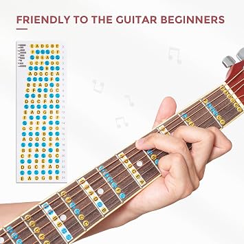 Acoustic Guitar Accessories Kit Guitar Strings Replacement Changing Tool Include Strings, Metal Capo, Picks, Picks Holder, String Winder, Pins, Nuts Saddles for Music Players Beginners,58 Pcs