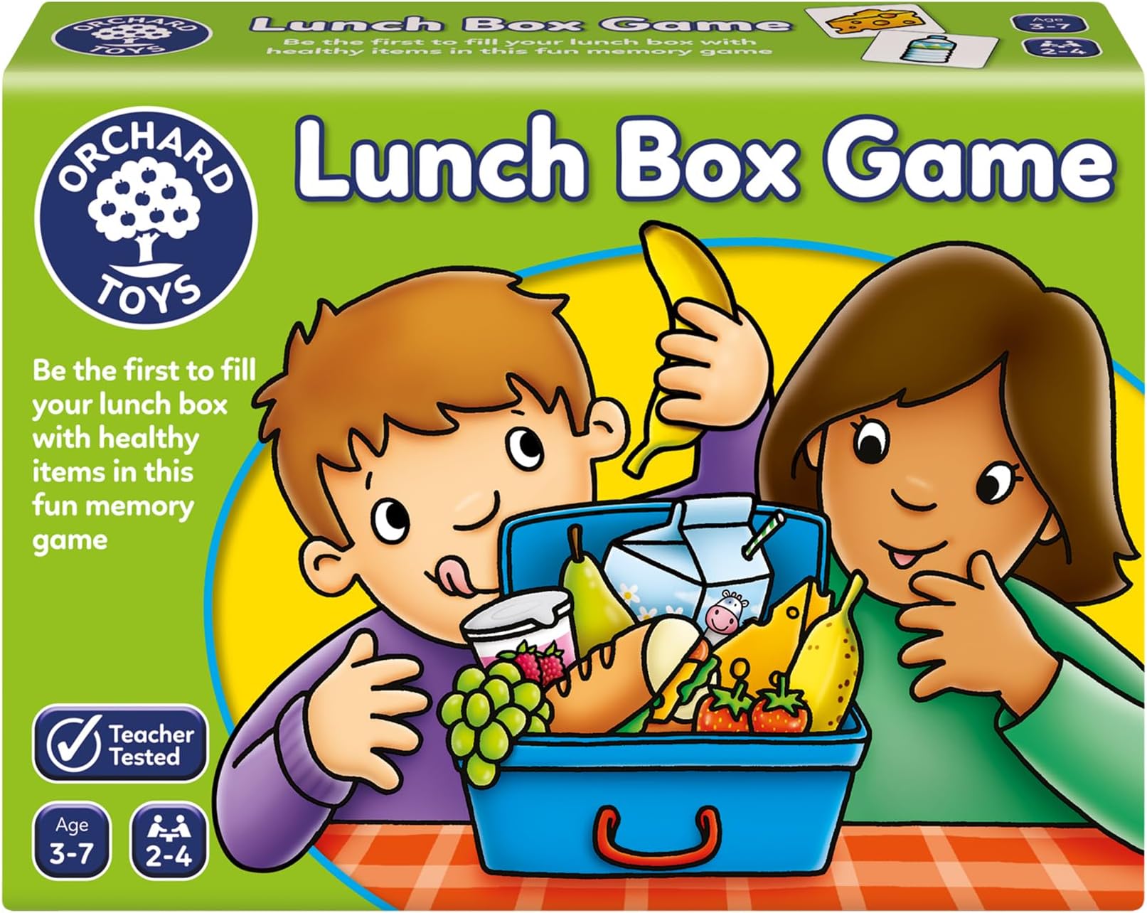 Orchard Toys Lunch Box Game, A Fun Memory Game, Perfect For Children Age 3-7, Educational Game Toy, Family Game