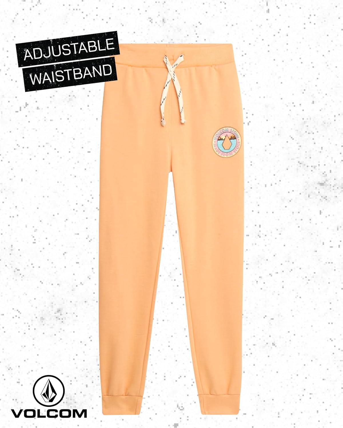 Volcom Girls Sweatsuit Set - 2 Piece French Terry Pullover Crewneck Sweatshirt and Jogger Sweatpants Set for Girls (7-12)