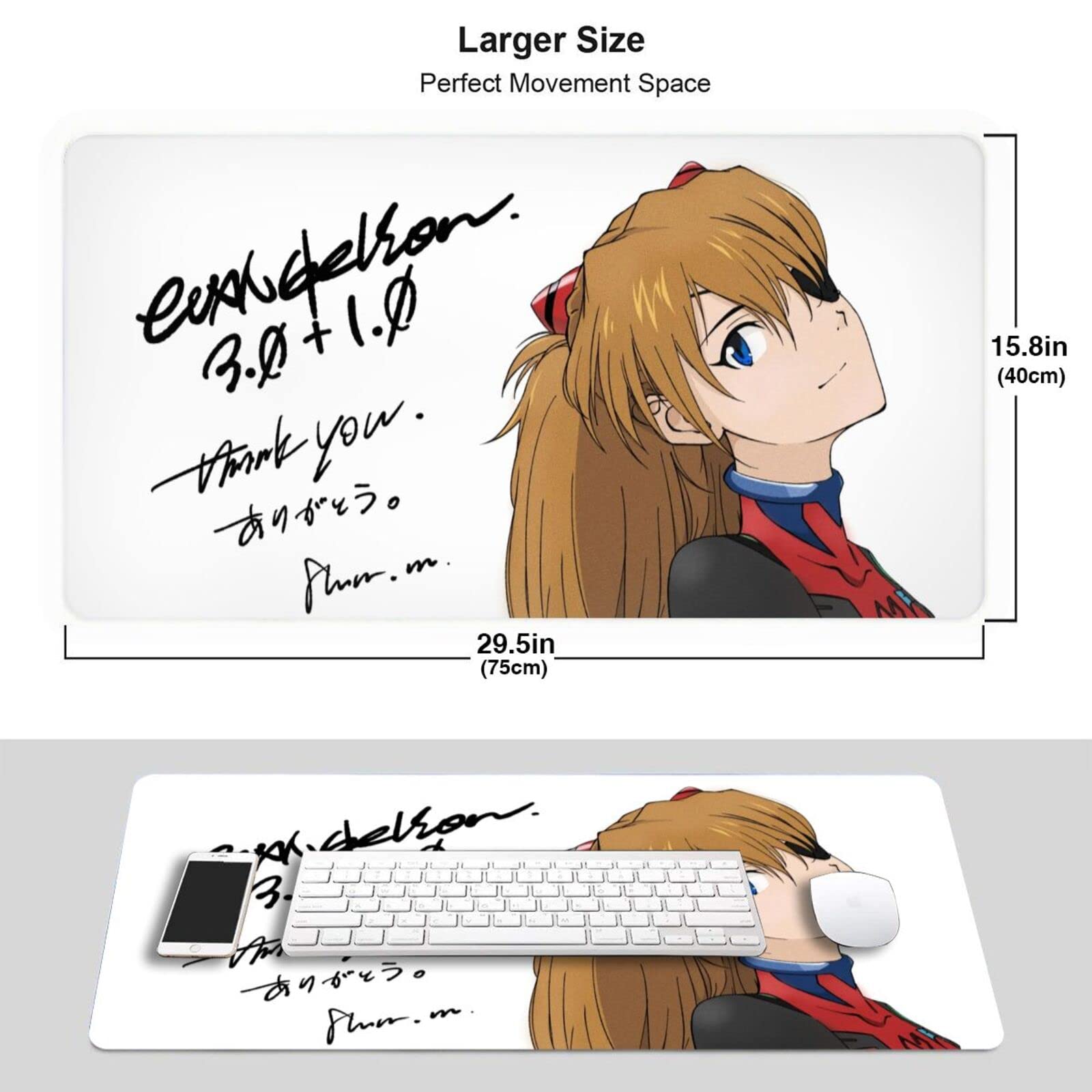 EVA アスカ　マウスパッド 大きめ Amazon.co.jp: 新世紀エヴァンゲリオン Eva Nerv アスカ マウスパッド