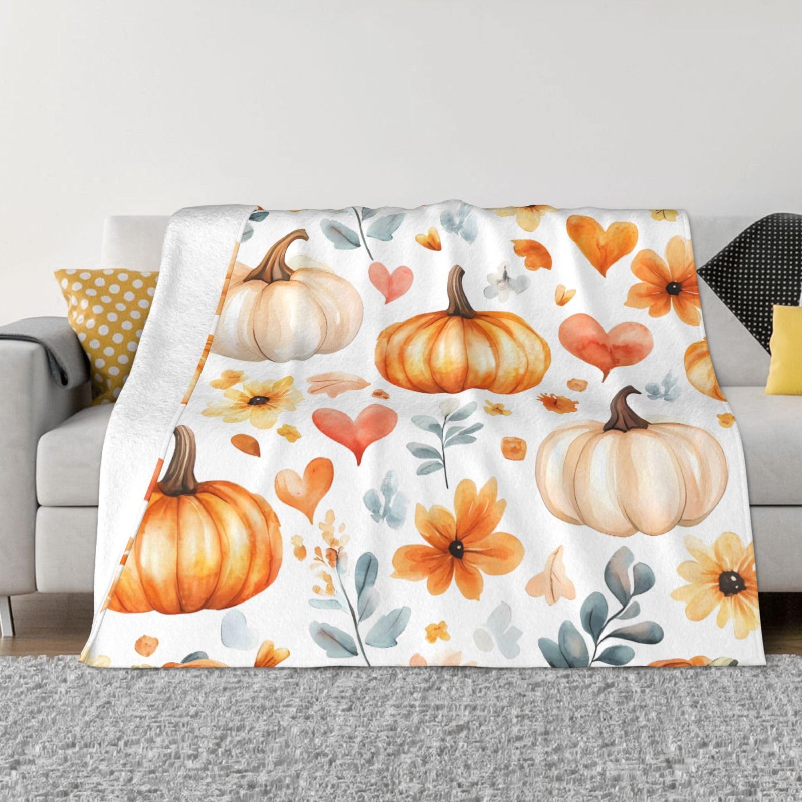 Couverture flanelle automne Mexpekil jeté de lit chaud plaid canapé et plaid voyage 76x102
