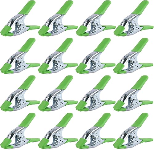 SWANLAKE - 16 abrazaderas de resorte de 6 pulgadas, abrazaderas de resorte de metal de alta resistencia, apertura de mandíbula de 2.5 pulgadas (6