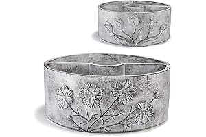 Patio Umbrella Half-Round Flower Pot Umbrella Planter