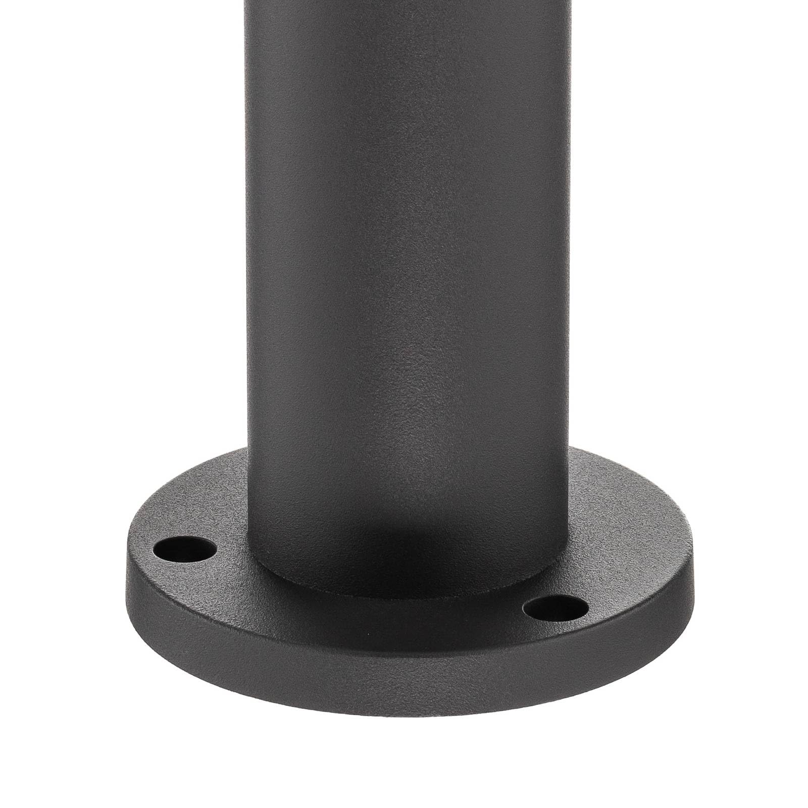 Lampada da esterni dimmerabile (Moderno) colore Nero, in Alluminio lampioncino paletto luminoso lampada viale lampione