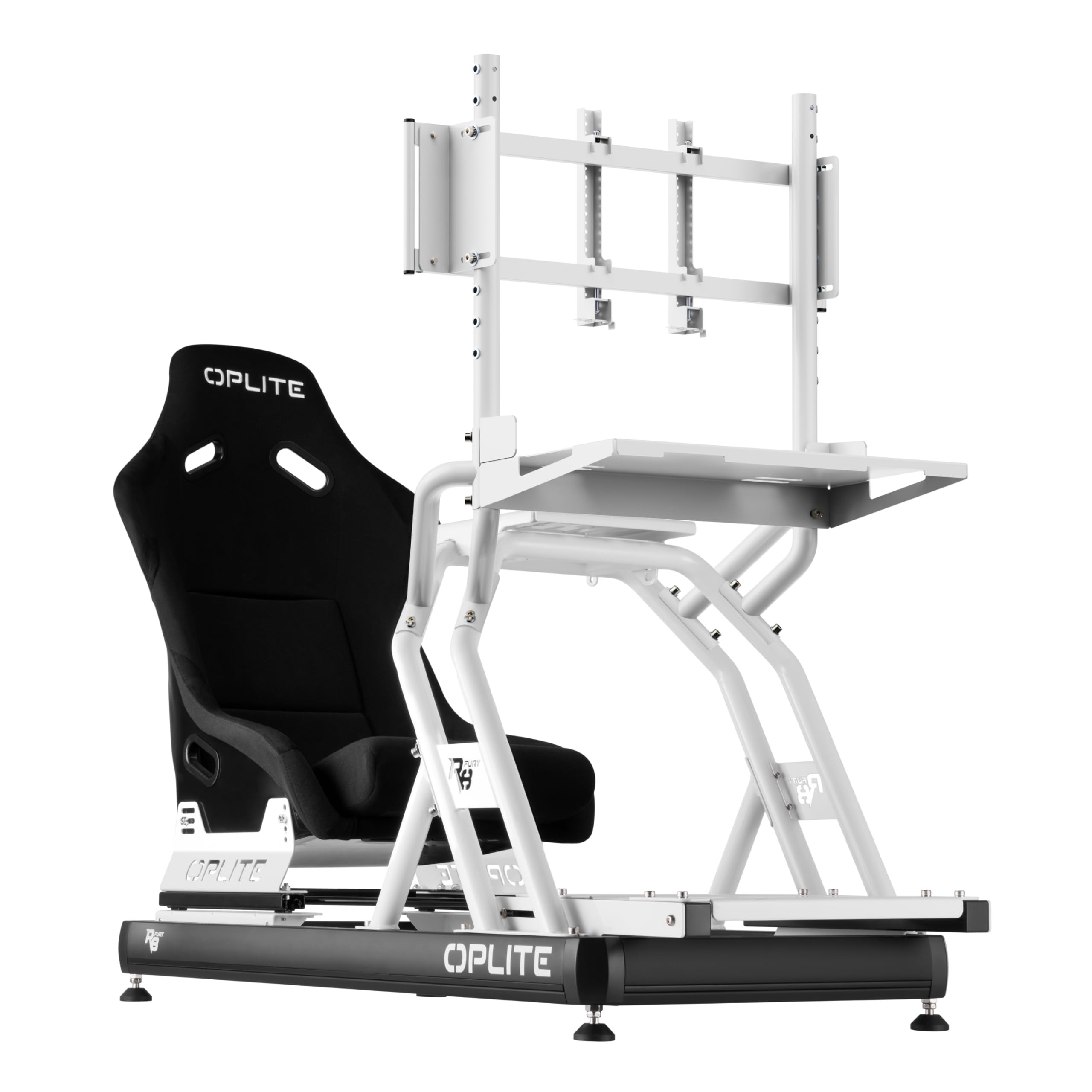 OPLITE - R8 CPU Holder White - Support Unité Centrale