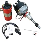 AIP Electronics New Power Pack with 12 Volt Electronic Ignition Distributor and Spark Plug Wires Compatible with Ford Tractors Models 2N 8N 9N with Side Mount Distributor OEM Fit Kit-1247