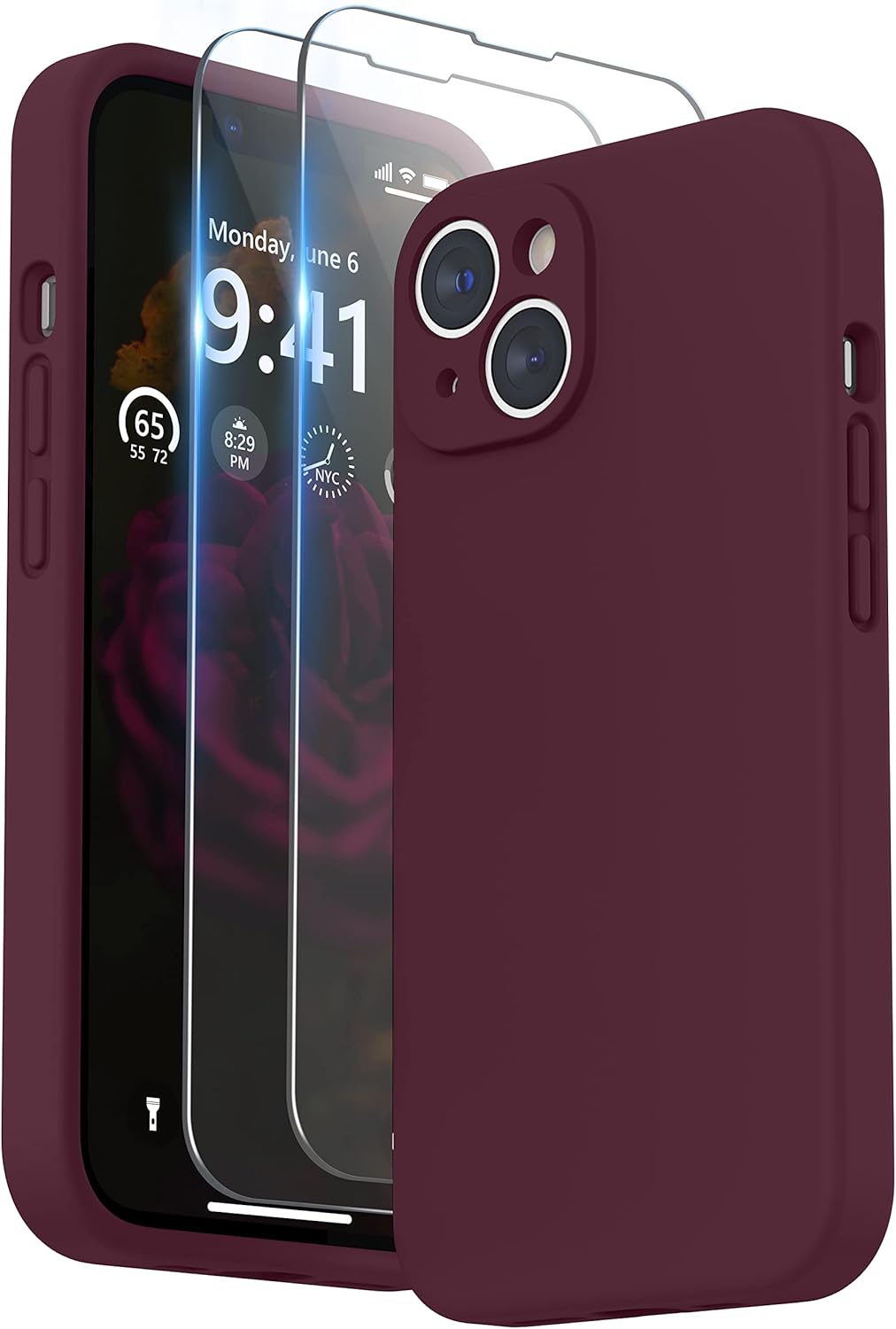 SURPHY iPhone 14 Plus Case with Screen Protector