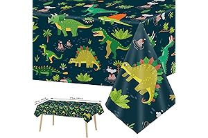 3 Pieces Dinosaur Tablecloths: Perfect for Roarsome Parties!
