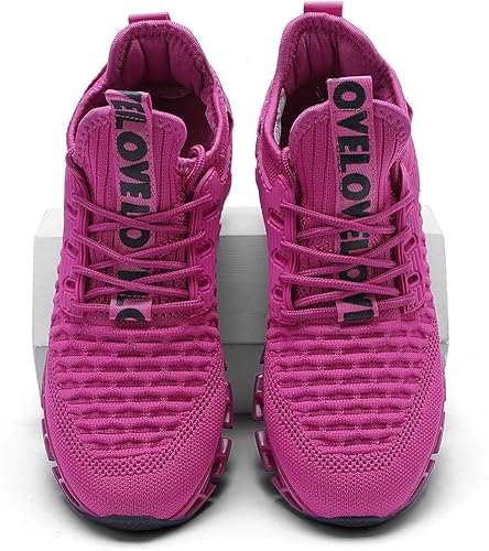 Miniatura 7 de Vooncosir - Zapatos de correr para mujer, cómodos, a la moda, antideslizantes, para el trabajo, zapato deportivo para caminar, zapatos atléticos