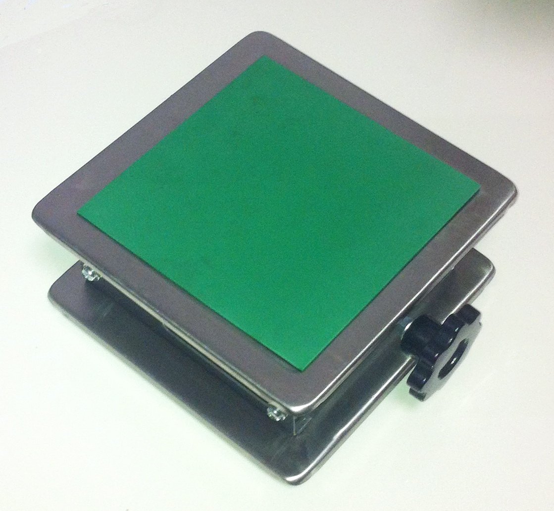 1 Stück 20,3 x 20,3 cm robuster Laborheber aus Edelstahl 304 – verstellbarer Stützlift for Abzüge und Tischplatten