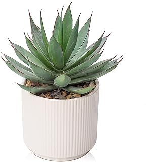 Briful Succulents Plants Artificial for Home Decor, Realistic Potted Fak...