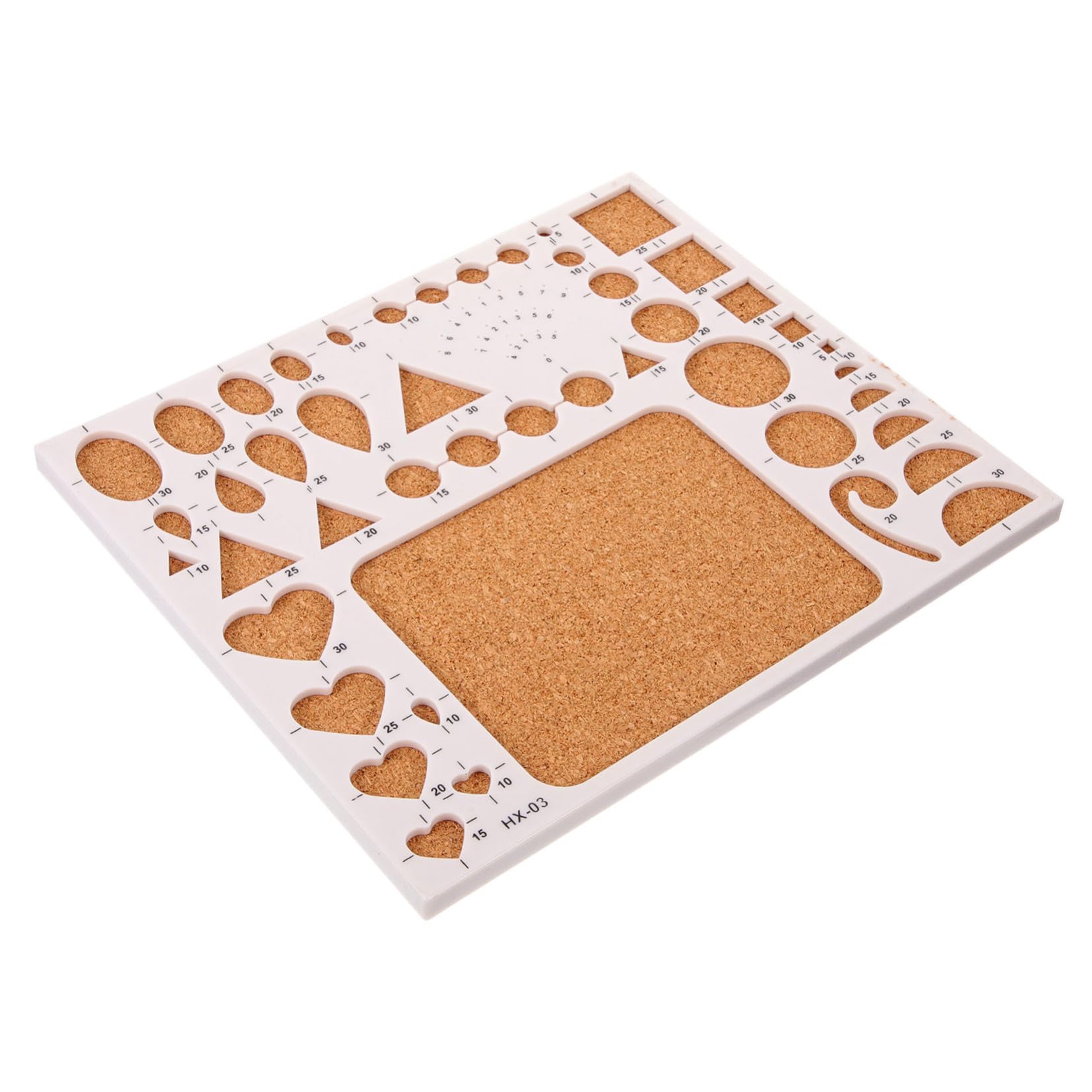 SEWACC Paper Quilling Template Board for Crafting Soft Cork Quilling Mold for Home Projects Upgraded Quilling Work Board for Creative Paper Art