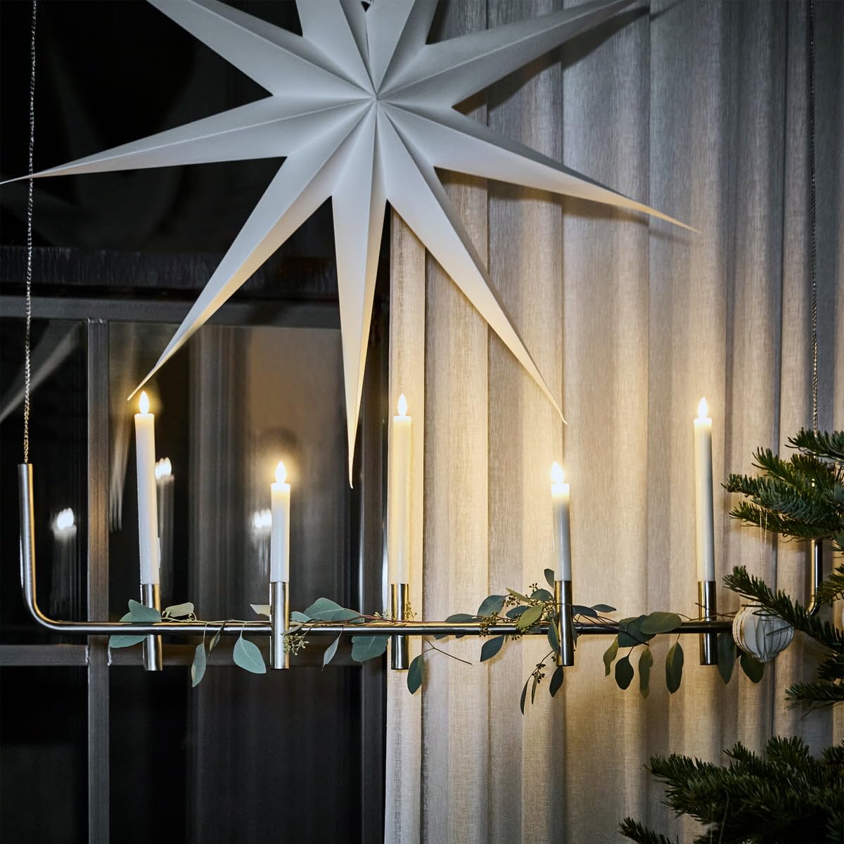 House Doctor - Maxi Kerzenständer, antikes Silber (hängend)