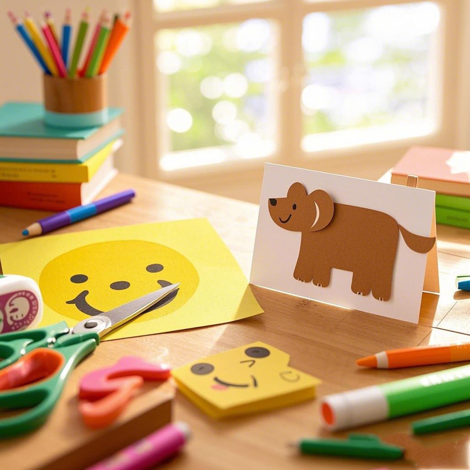 Papier Cartonné A4 180 g/m² 8 Couleurs 80 Feuilles