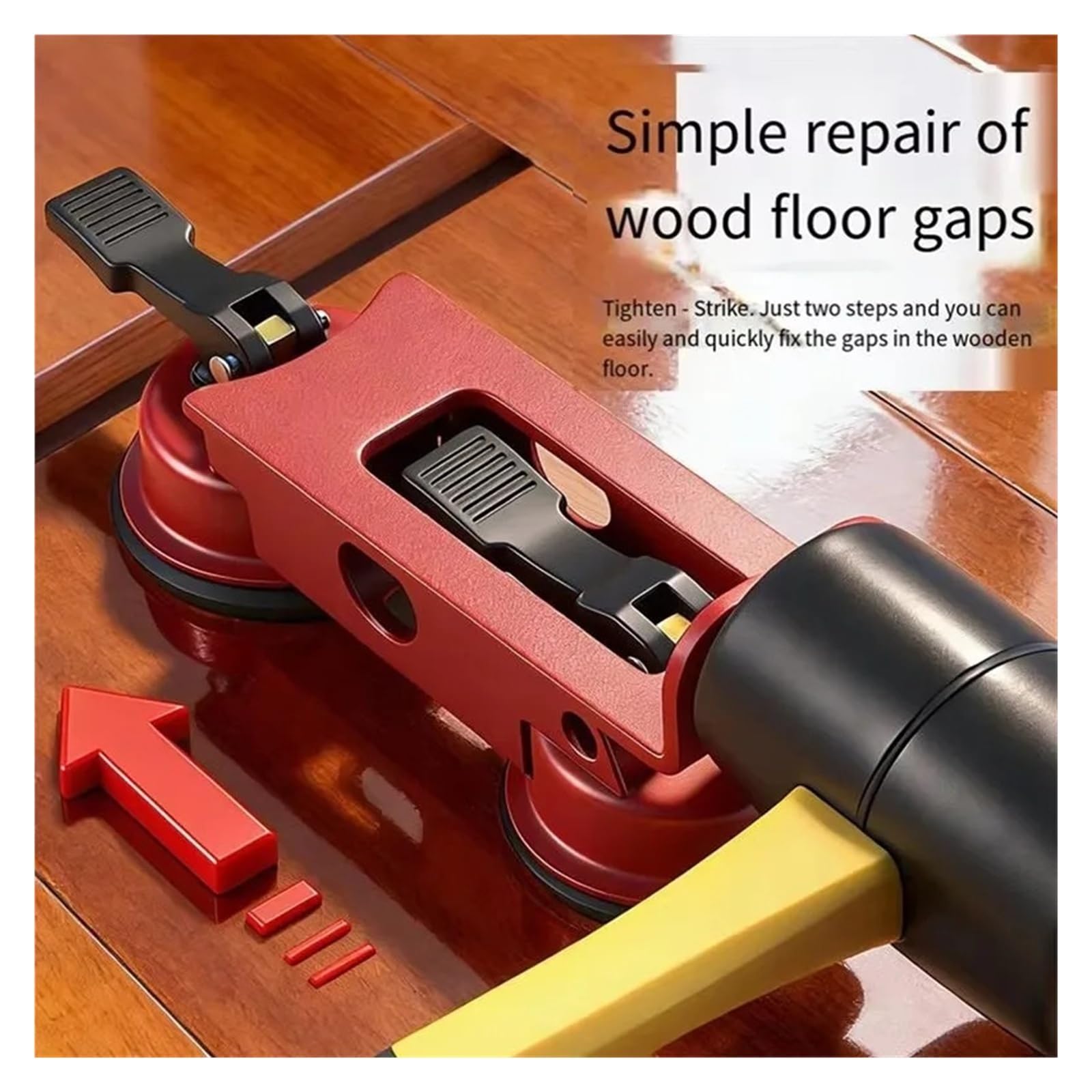 Ventosa a vuoto, Ventosa for riparazione pavimenti in legno Installazione di degli spazi piatti sul pavimento a doppio artiglio for posa