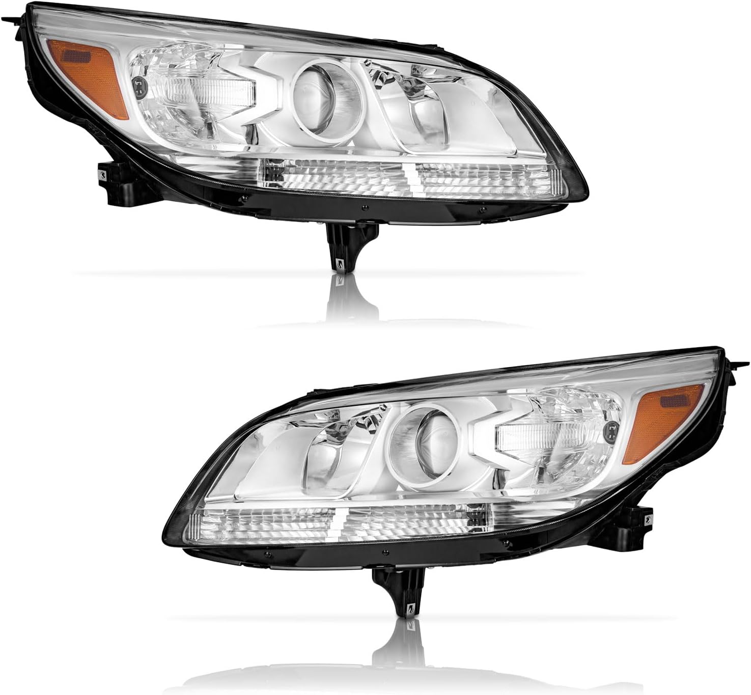 WEELMOTO For 20132015 Chevy Malibu Headlights Assembly For