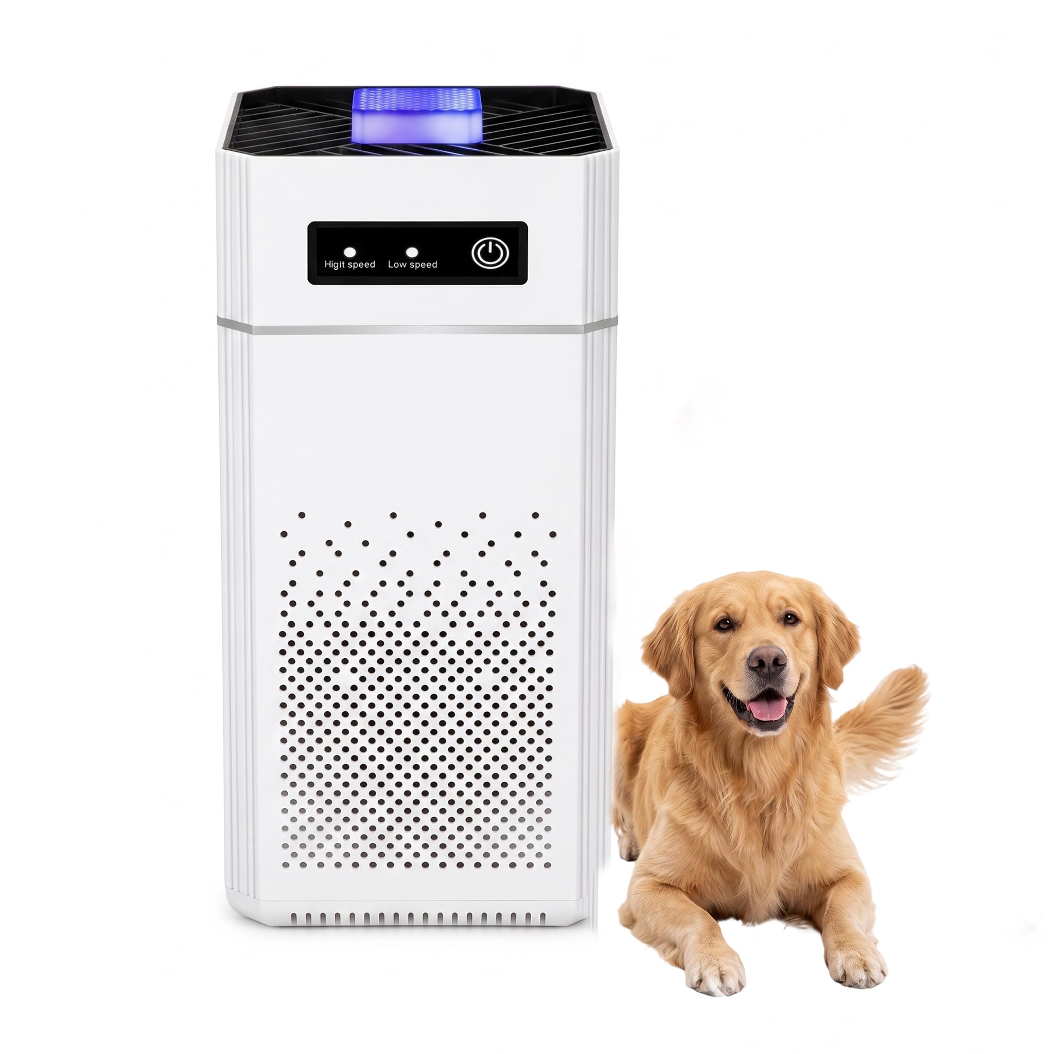 Air Purifiers for Bedroom,HEPA Air Filter with 4 Mode & 3 Filter System
