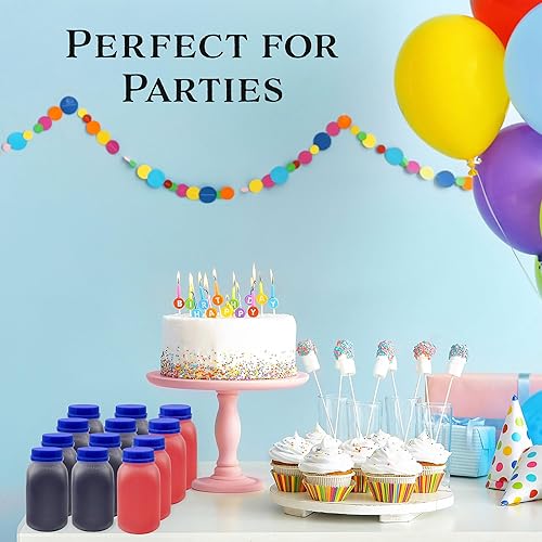 Miniatura 3 de Cornucopia Brands Botellas de leche de plástico de 8 onzas (paquete de 12) botellas de polietileno de alta densidad ideales para leche, jugo,