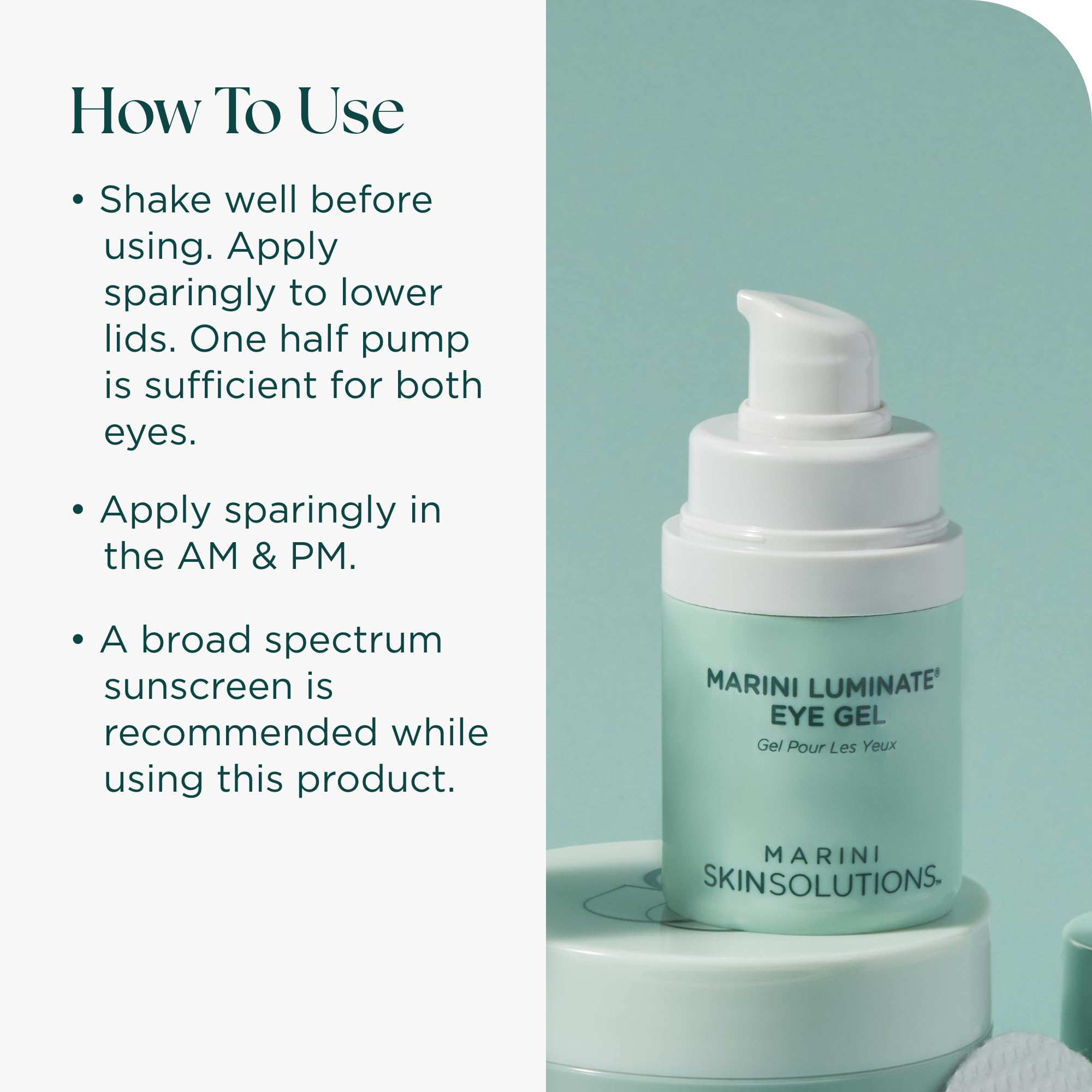 Amazon.com: Marini SkinSolutions Luminate Eye Gel - 0.5 fl oz