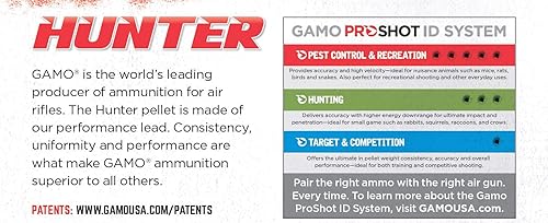 Vista 3 de GamoGamo Match Pellets (Flat Nose)