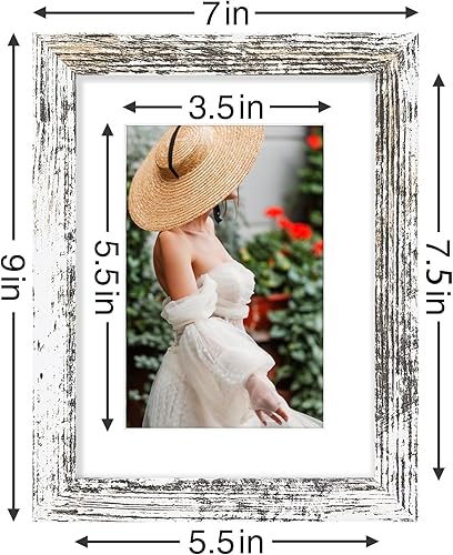 Miniatura 10 de Marcos de fotos de 8 x 10 pulgadas para pared, para fotos de 5 x 7 pulgadas con paspartú o de 8 x 10 pulgadas sin paspartú, marcos de collage para