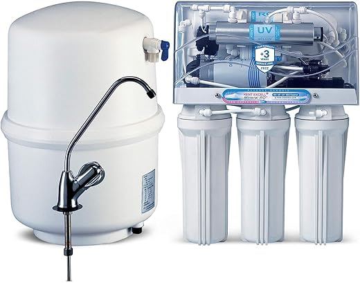 KENT Excel Plus RO Water Purifier | 4 Years Free Service | ISI Marked | Multiple Purification Process |RO + UV + UF + TDS Control | 7L Hydrostatic…