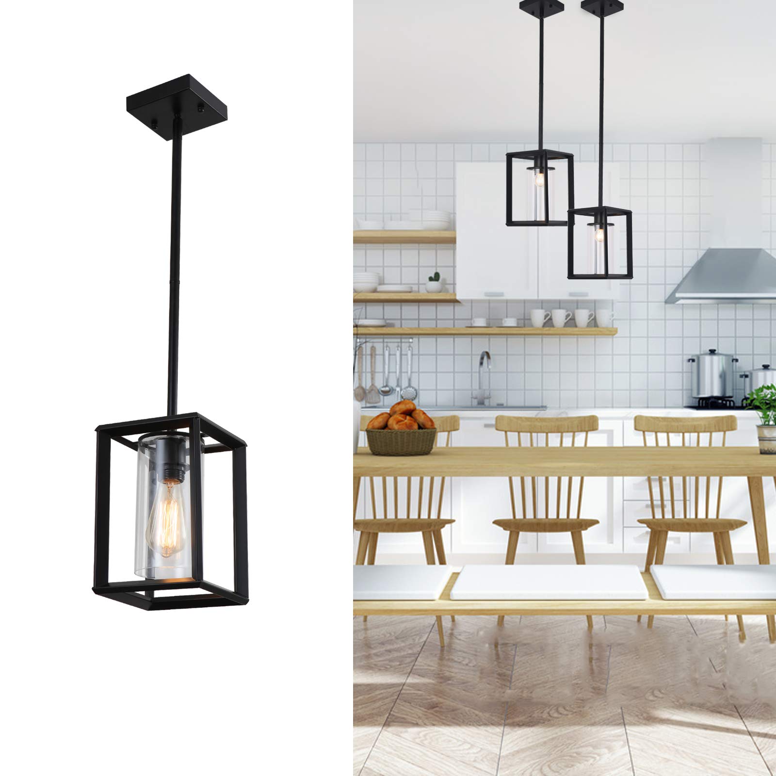 Buy MIDUXIY Pendant Lighting for Kitchen Island, Farmhouse Pendant