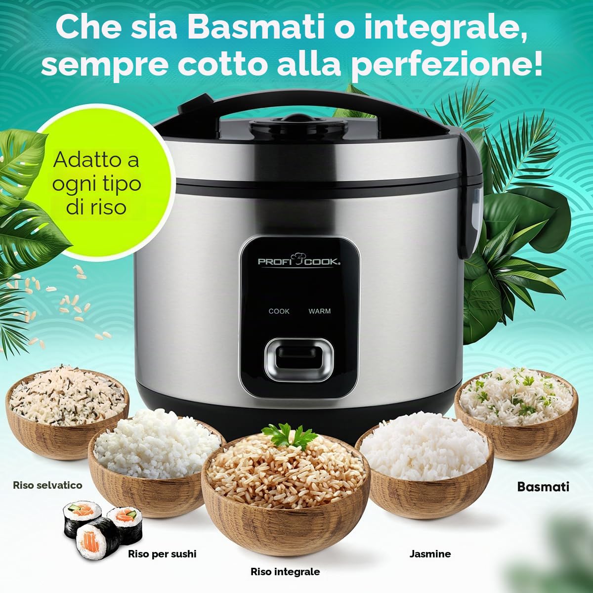 Proficook PC-RK 1285 cuoci riso
