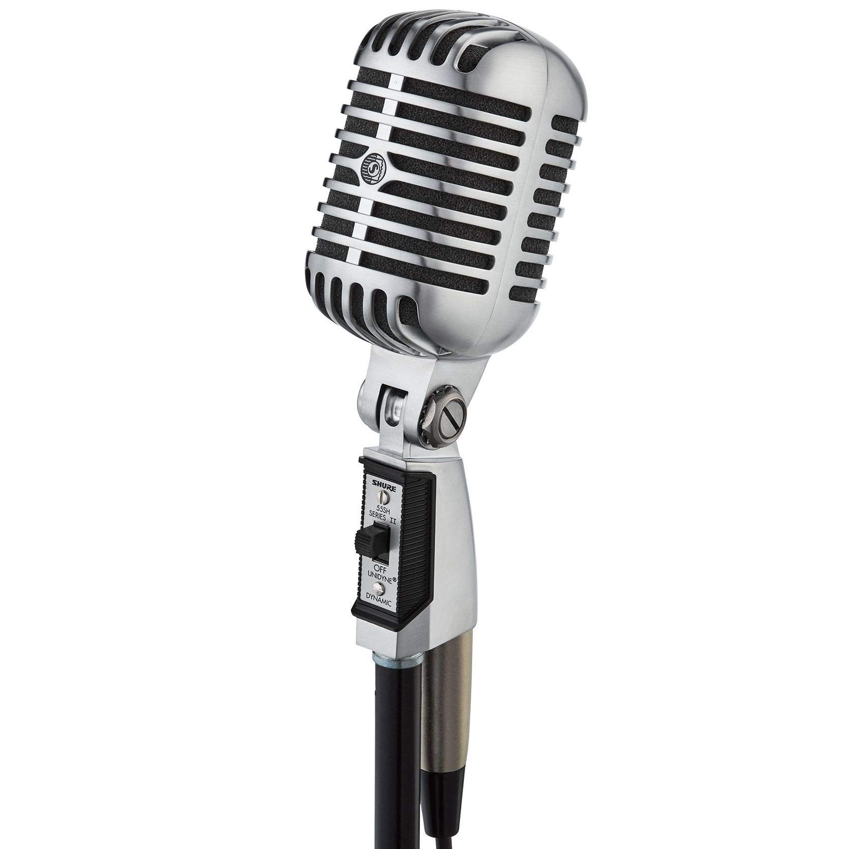 Shure 55SH Series II Iconic Unidyne Dynamic Vocal Microphone, Cardioid