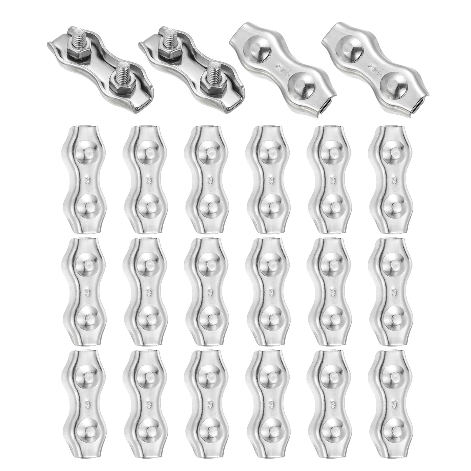 Serre-câble M3 inox câble métallique 2mm fixation étrier MECCANIXITY
