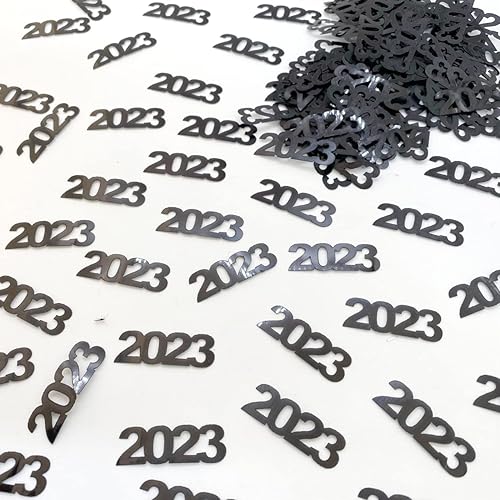 Confetti Year 2023 Negro - Paquete al por menor #7620 QS0 Confetti Year 2023 Negro - Paquete al por menor #7620 QS0