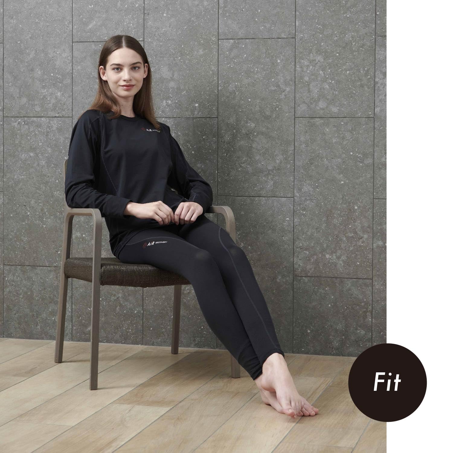 西川　AIR RECOVERY SLEEPTECH WEAR エアーリカバリー］スリープテックウェア メンズトップス