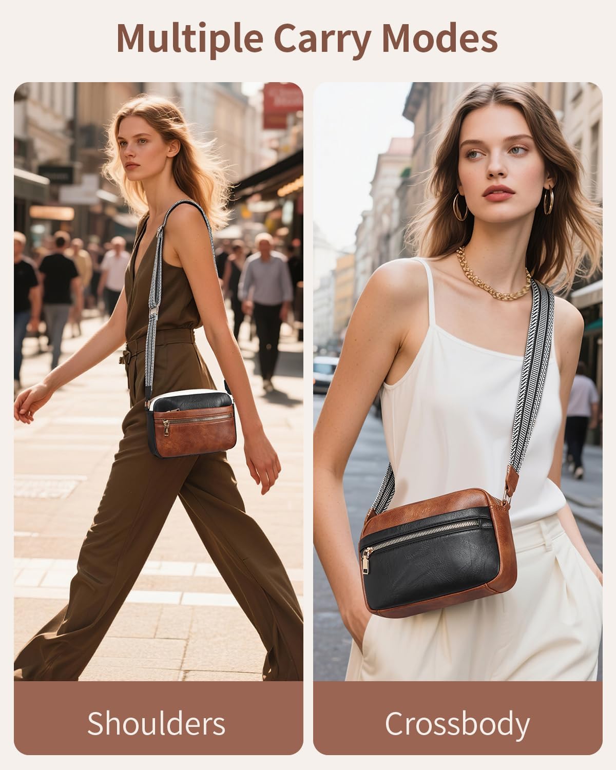 Crossbody Bags for Women Purse, Vegan Leather Small Handbags Cross Body Shoulder Bag, Birthday Gifts for Women - Image 2