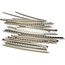 24 Pcs White Copper 2.4/2.7/2.9mm Width 24 Frett Guitar Fretwire Frett Wire Set Electric Guitar Bass Fingerboard Fret Wire