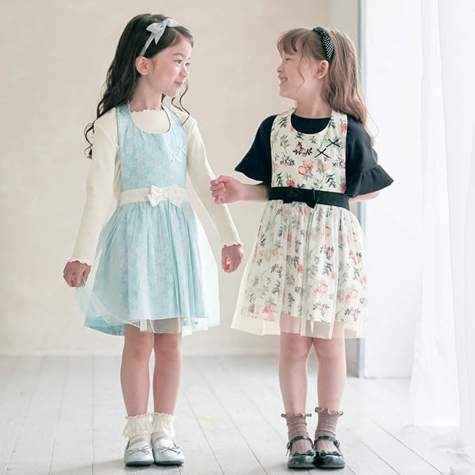 Amazon Co Jp ベルメゾン エプロン ドレス 子ども 女の子 ファッション