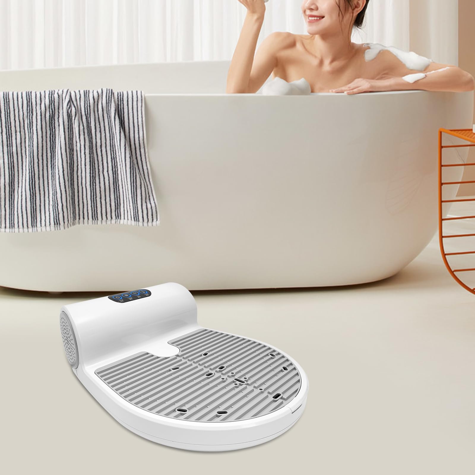 Full Body Dryer After Shower,1500W 2 Wind Speeds Full Body Dryer Body and Feet Dryer with Foot Touch Screen for Bathroom,Bedroom.