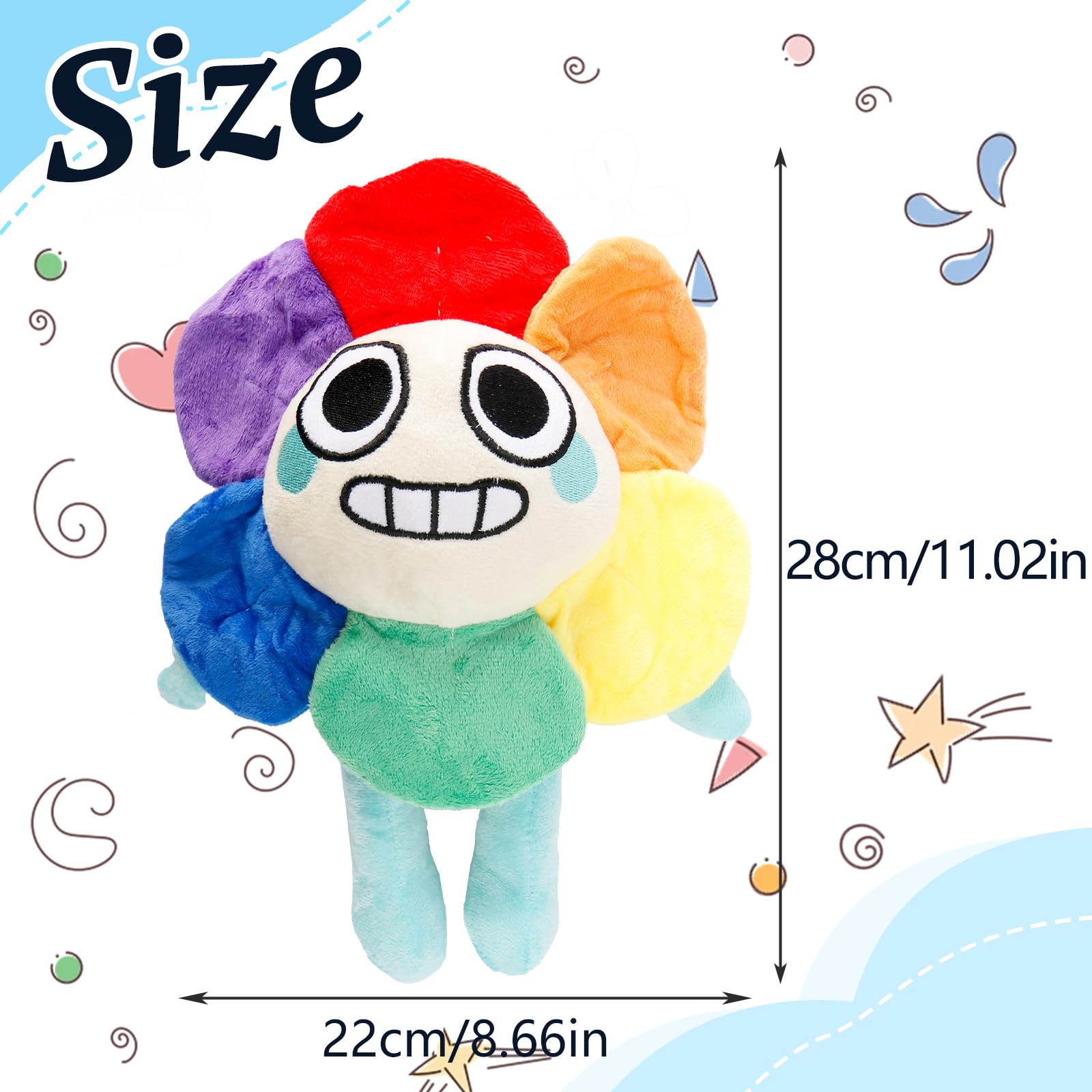 Dandy's World Plush, Adorable And Soft Stuffed Animal Toy Cute Horror Games Plushies for Kids, for Ages 4-10+Perfect Years Old Boys Girls Fans Great for Christmas Birthdays Playtime And Collectible - Image 2