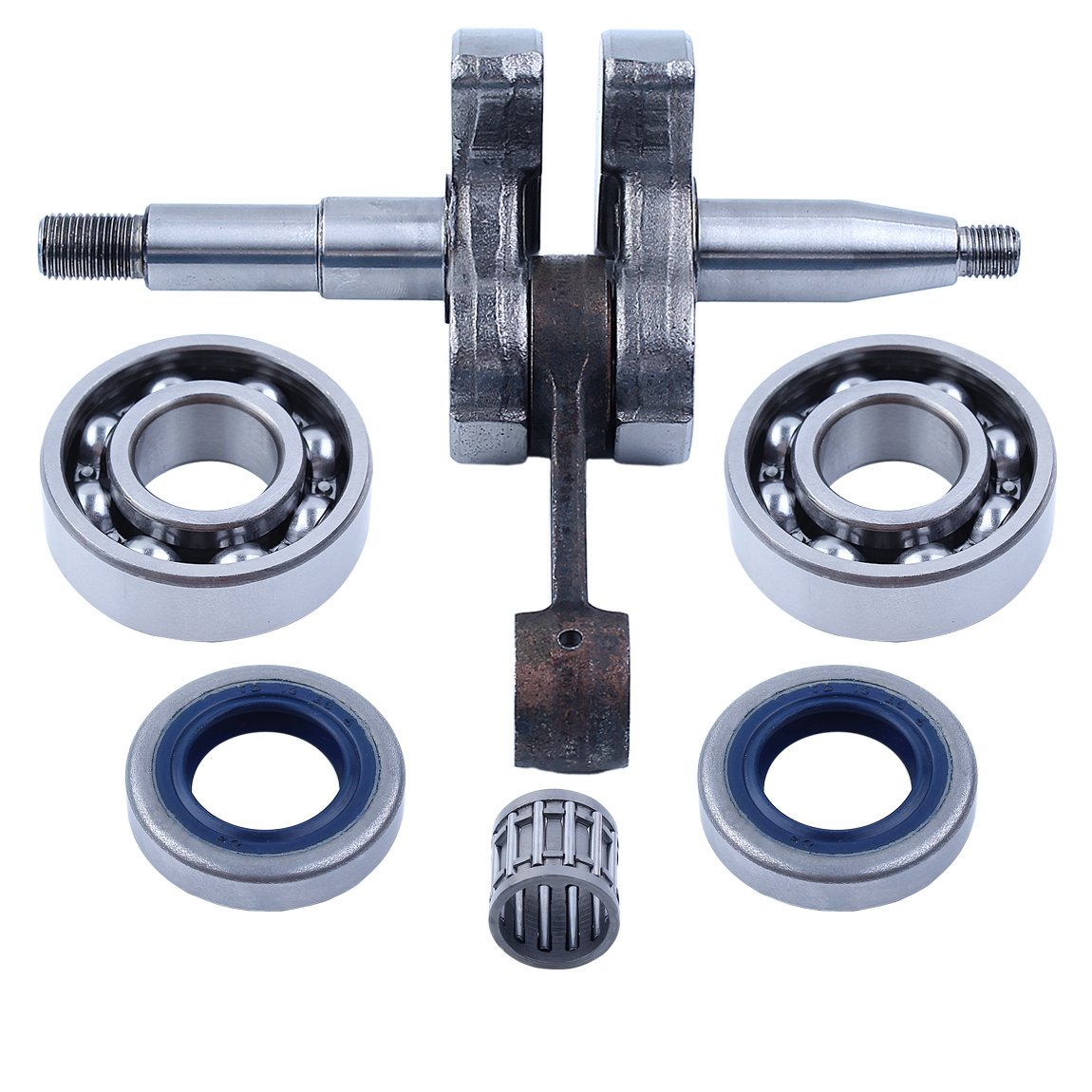 Kit del Motor del Sello de Aceite del cojinete de Bolas del Eje del cigüeñal para Husqvarna 268 61 66 266 272 272XP Piezas del Motor de la Motosierra