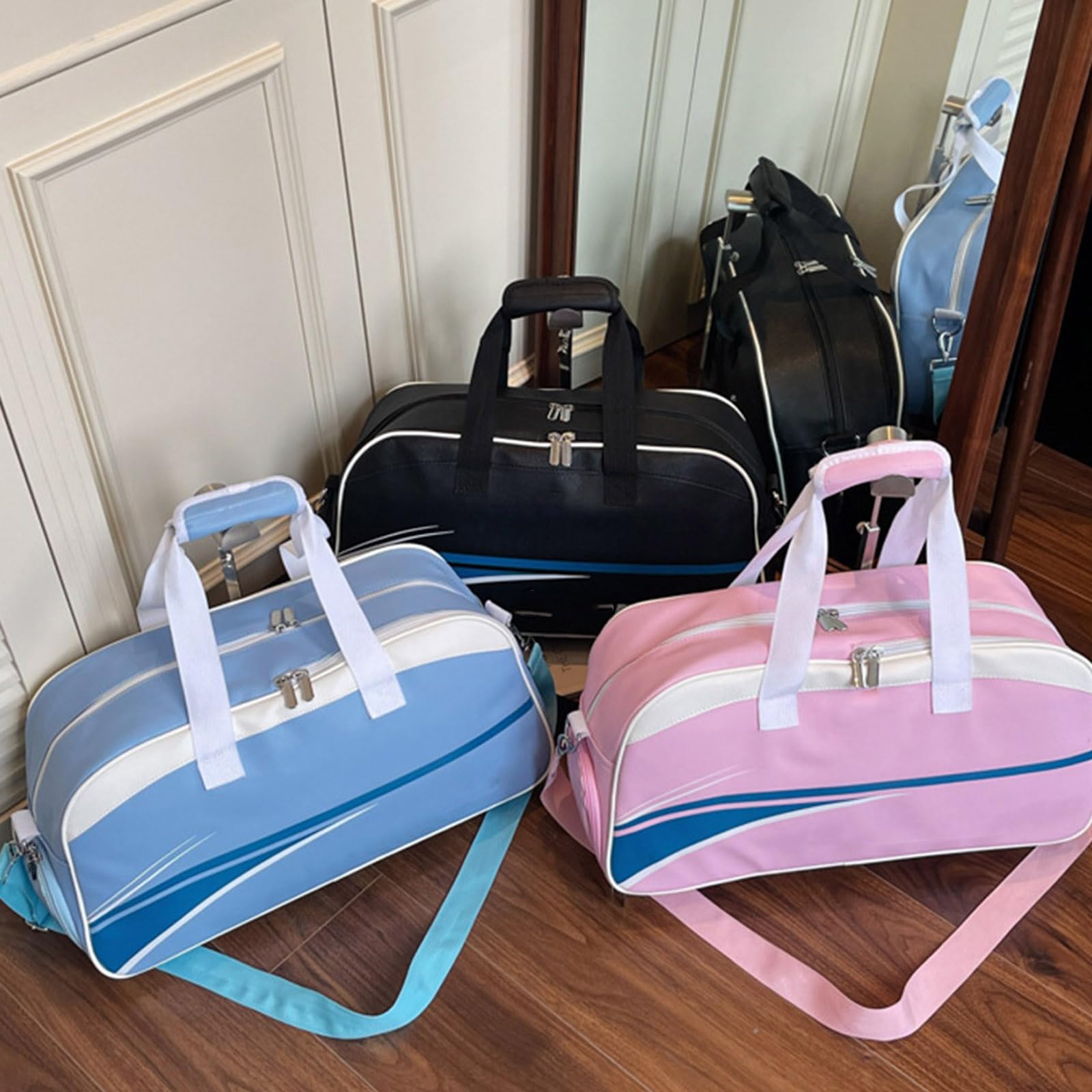 Borsa Sportiva Pratica Ergonomica Con Ampio Scomparto A Tracolla Per L'allenamento Attrezzatura Da Nuoto Palestra A Tracolla Regolabile Essenziale Con Maniglia Comoda
