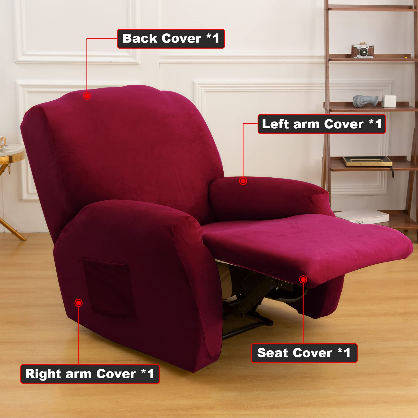 Topchances Recliner Chair Cover - Image 2